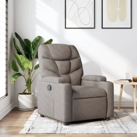 Taupe Gray Fabric Recliner by , Armchairs - Ref: Foro24-372449, Price: 197,33 €, Discount: %