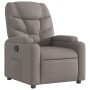 Sillón reclinable de tela gris taupe de , Sillones - Ref: Foro24-372449, Precio: 200,47 €, Descuento: %