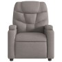 Sillón reclinable de tela gris taupe de , Sillones - Ref: Foro24-372449, Precio: 200,47 €, Descuento: %