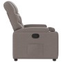 Sillón reclinable de tela gris taupe de , Sillones - Ref: Foro24-372449, Precio: 200,47 €, Descuento: %
