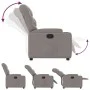 Taupe Gray Fabric Recliner by , Armchairs - Ref: Foro24-372449, Price: 197,33 €, Discount: %