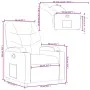 Taupe Gray Fabric Recliner by , Armchairs - Ref: Foro24-372449, Price: 197,33 €, Discount: %