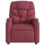 Red wine fabric reclining massage chair by , Armchairs - Ref: Foro24-372456, Price: 232,93 €, Discount: %