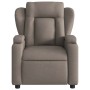 Sillón de masaje reclinable de tela gris taupé de , Sillones - Ref: Foro24-372423, Precio: 263,99 €, Descuento: %