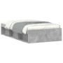 Betongrauer Bettrahmen 100x200 cm von , Betten und Lattenroste - Ref: Foro24-3203834, Preis: 118,65 €, Rabatt: %