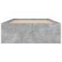 Betongrauer Bettrahmen 100x200 cm von , Betten und Lattenroste - Ref: Foro24-3203834, Preis: 118,65 €, Rabatt: %
