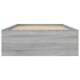 Estructura de cama gris Sonoma 100x200 cm de , Camas y somieres - Ref: Foro24-3203836, Precio: 120,46 €, Descuento: %