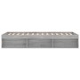 Estructura de cama gris Sonoma 100x200 cm de , Camas y somieres - Ref: Foro24-3203836, Precio: 120,46 €, Descuento: %