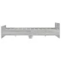 Sonoma gray bed frame with headboard and footboard 120x200 cm by , Beds and slatted bases - Ref: Foro24-3203745, Price: 127,9...