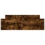 Bed frame with smoked oak headboard and footboard 150x200cm by , Beds and slatted bases - Ref: Foro24-3203758, Price: 136,27 ...