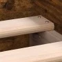 Bed frame with smoked oak headboard and footboard 150x200cm by , Beds and slatted bases - Ref: Foro24-3203758, Price: 136,27 ...