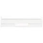 White bed frame with headboard and footboard 75x190 cm by , Beds and slatted bases - Ref: Foro24-3203817, Price: 149,10 €, Di...