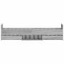 Sonoma gray bed frame with headboard and footboard 100x200 cm by , Beds and slatted bases - Ref: Foro24-3203801, Price: 165,1...