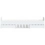 White bed frame with headboard and footboard 90x200 cm by , Beds and slatted bases - Ref: Foro24-3203803, Price: 147,68 €, Di...