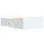 White bed frame with headboard and footboard 90x200 cm by , Beds and slatted bases - Ref: Foro24-3203803, Price: 148,82 €, Di...
