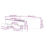 Weißer Bettrahmen mit Kopf- und Fußteil 90x200 cm von , Betten und Lattenroste - Ref: Foro24-3203803, Preis: 147,68 €, Rabatt: %