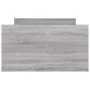 Sonoma gray bed frame with headboard and footboard 90x200 cm by , Beds and slatted bases - Ref: Foro24-3203808, Price: 192,29...
