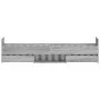 Sonoma gray bed frame with headboard and footboard 90x200 cm by , Beds and slatted bases - Ref: Foro24-3203808, Price: 192,29...