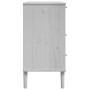 SENJA Kommode Rattan-Optik aus massivem weißem Kiefernholz 80x40x80cm von , Schubladen - Ref: Foro24-358023, Preis: 105,35 €,...