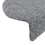 Stair mat 15 units punched fabric 65x21x4cm light gray by vidaXL, Stair mats - Ref: Foro24-132699, Price: 49,54 €, Discount: %