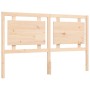 Bed frame with solid wood headboard 160x200 cm by , Beds and slatted bases - Ref: Foro24-3192176, Price: 149,02 €, Discount: %