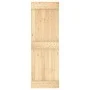 Puerta corredera con herrajes madera maciza de pino 70x210 cm by , Doors - Ref: Foro24-3202986, Price: 149,10 €, Discount: %