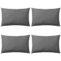Outdoor cushions 60x40 cm gray 4 units by , Cushions - Ref: Foro24-132305, Price: 62,58 €, Discount: %