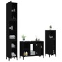3-teiliges Badezimmermöbelset aus schwarzem Sperrholz von , Badezimmermöbel - Ref: Foro24-3185622, Preis: 210,58 €, Rabatt: %