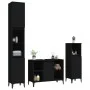 Juego de muebles de baño 3 pzas madera contrachapada negro de , Muebles de baño - Ref: Foro24-3185622, Precio: 203,18 €, Desc...