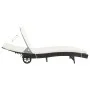 Sun loungers with wheels and cushions 2 units black synthetic rattan by , Loungers - Ref: Foro24-3078465, Price: 332,97 €, Di...