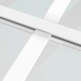 ESG glass and white aluminum sliding door 102.5x205 cm by , Doors for the home - Ref: Foro24-151676, Price: 175,68 €, Discoun...
