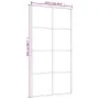 Schiebetür aus ESG-Glas und weißem Aluminium, 102,5 x 205 cm von , Türen für zu Hause - Ref: Foro24-151676, Preis: 178,56 €, ...