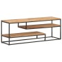 TV-Schrank aus massivem Akazienholz, 130 x 30 x 45 cm von , TV-Möbel - Ref: Foro24-321625, Preis: 171,80 €, Rabatt: %