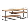 TV-Schrank aus massivem Akazienholz, 130 x 30 x 45 cm von , TV-Möbel - Ref: Foro24-321625, Preis: 168,52 €, Rabatt: %