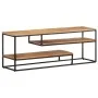 TV-Schrank aus massivem Akazienholz, 130 x 30 x 45 cm von , TV-Möbel - Ref: Foro24-321625, Preis: 168,52 €, Rabatt: %
