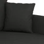 Sofa set with cushions 3 pieces black fabric by , Sofas - Ref: Foro24-3201676, Price: 531,50 €, Discount: %