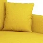 Sofa set with cushions 2 pieces light yellow fabric by , Sofas - Ref: Foro24-3201669, Price: 457,34 €, Discount: %