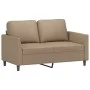 Cappuccino synthetic leather 3-piece sofa set with cushions by , Sofas - Ref: Foro24-3201744, Price: 576,04 €, Discount: %