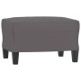 3-teilige Sofagarnitur aus grauem Kunstleder mit Kissen von , Sofas - Ref: Foro24-3201767, Preis: 501,70 €, Rabatt: %