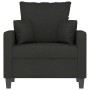 Sillón de tela negro 60 cm de , Sofás - Ref: Foro24-359255, Precio: 146,23 €, Descuento: %