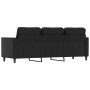 3-seater sofa in black synthetic leather 180 cm by , Sofas - Ref: Foro24-359338, Price: 278,65 €, Discount: %
