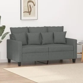 2-seater sofa in dark gray fabric 120 cm by , Sofas - Ref: Foro24-359260, Price: 230,52 €, Discount: %