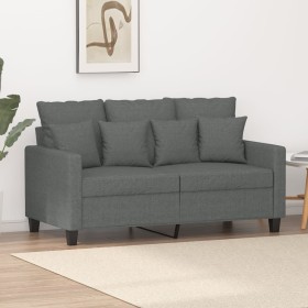 Sofá de 2 plazas de tela gris oscuro 120 cm de , Sofás - Ref: Foro24-359260, Precio: 231,39 €, Descuento: %