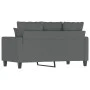 2-seater sofa in dark gray fabric 120 cm by , Sofas - Ref: Foro24-359260, Price: 230,11 €, Discount: %