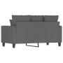2-Sitzer-Sofa aus dunkelgrauem Stoff, 120 cm von , Sofas - Ref: Foro24-359260, Preis: 231,39 €, Rabatt: %