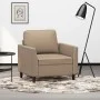 Cappuccino-colored synthetic leather armchair 60 cm by , Sofas - Ref: Foro24-359327, Price: 142,38 €, Discount: %