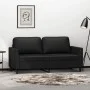 2-Sitzer-Sofa aus schwarzem Kunstleder 140 cm von , Sofas - Ref: Foro24-359333, Preis: 219,25 €, Rabatt: %