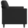 2-Sitzer-Sofa aus schwarzem Kunstleder 140 cm von , Sofas - Ref: Foro24-359333, Preis: 219,25 €, Rabatt: %
