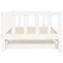 Sofá cama nido madera maciza de pino blanco 90x200 cm de , Camas y somieres - Ref: Foro24-836157, Precio: 180,45 €, Descuento: %
