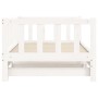 Sofá cama nido madera maciza de pino blanco 90x200 cm